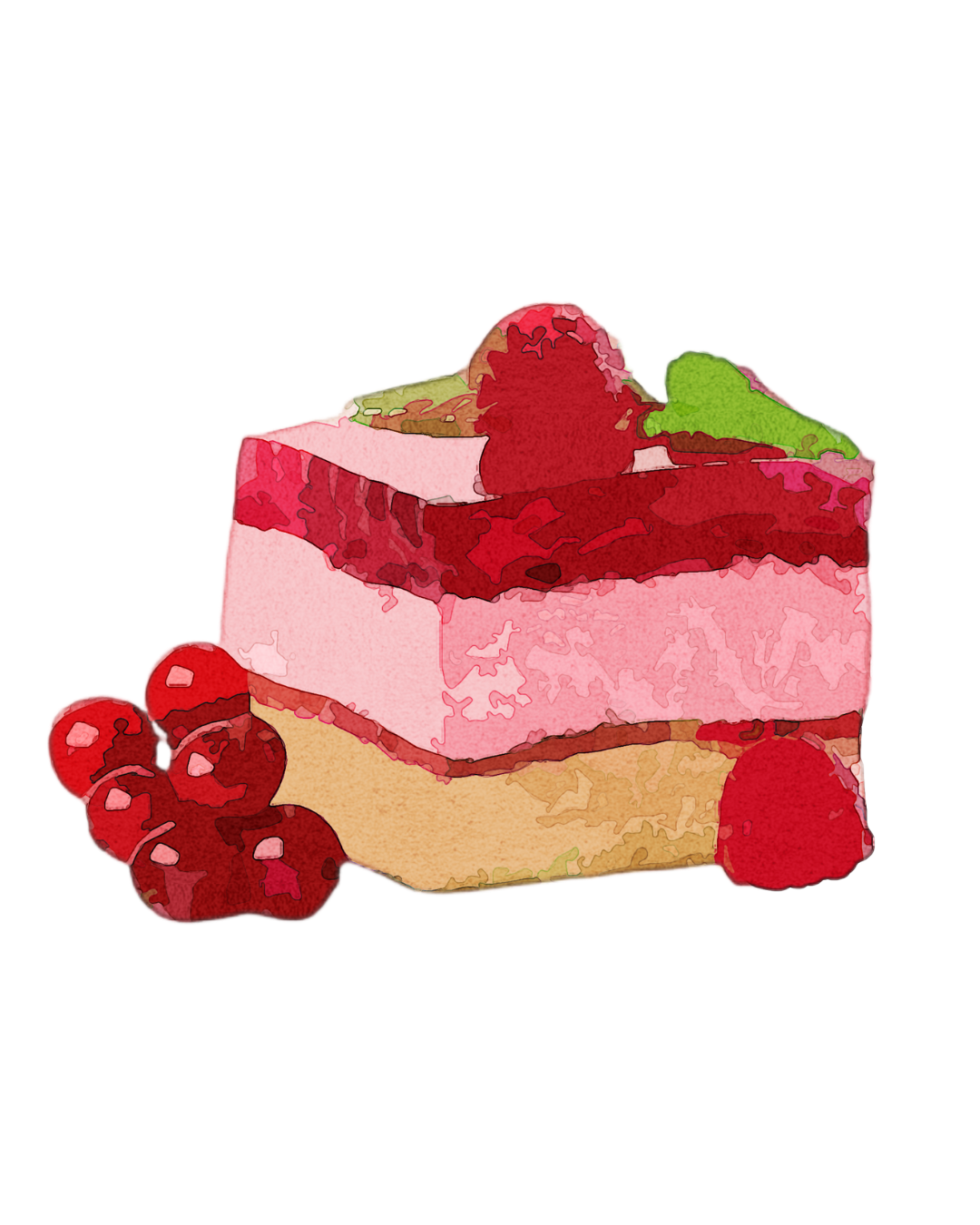 Martian Berry Jelly Cake