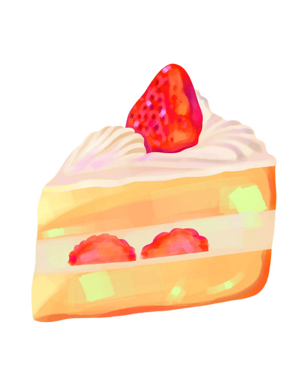 Nebulous Shining Strawberry Cake